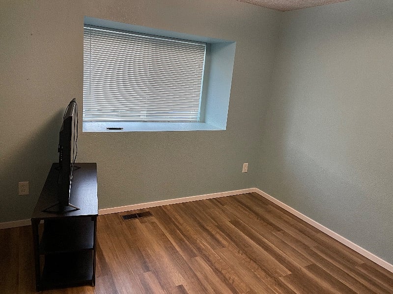 Open guest room for private TV viewing, or other indoor activities.