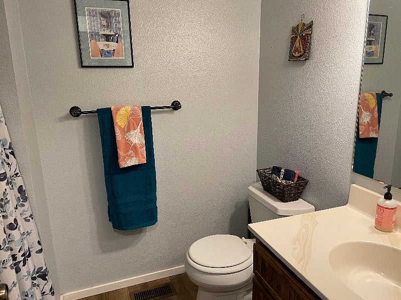 Hallway bathroom. This will be the primary bathroom for the non-master bedroom tenant.