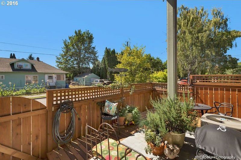 Private Shared Patio with BBQ and Outdoor Seating