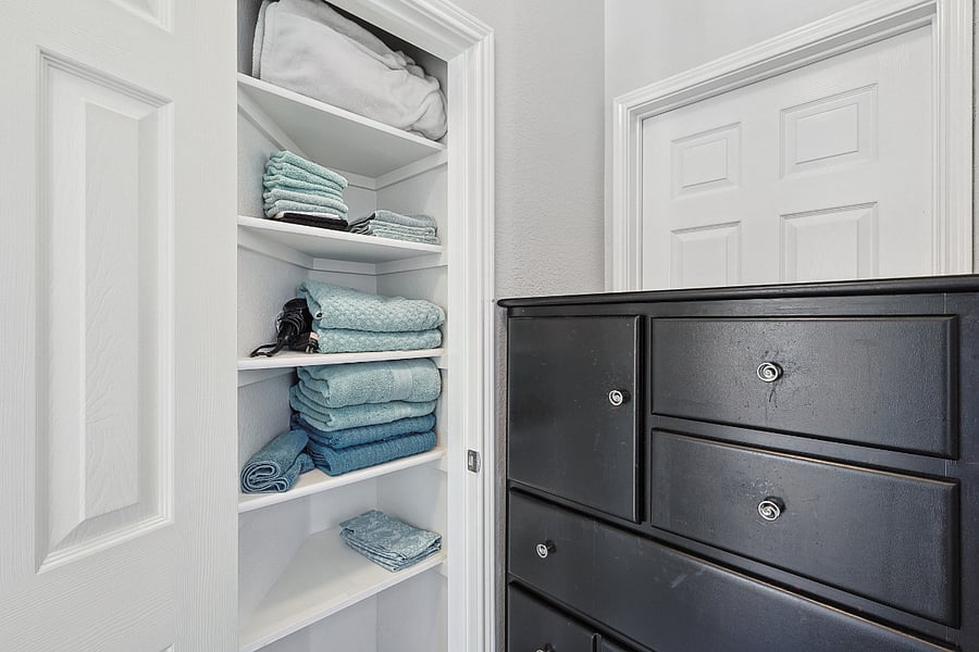 Linen closet and dresser