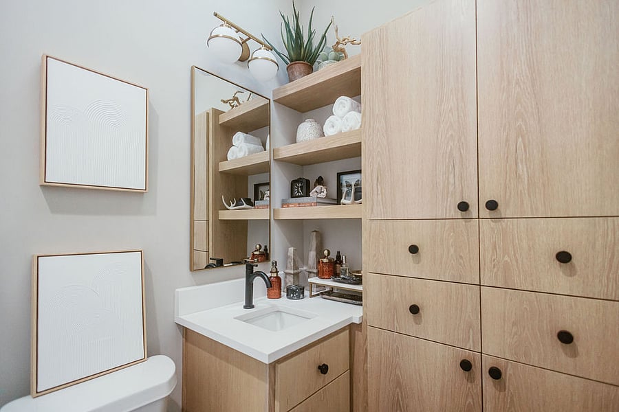 Secondary bathroom
