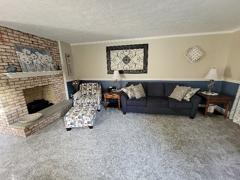 Front Living Room.  Not shown is loveseat & flat screen tv on wall