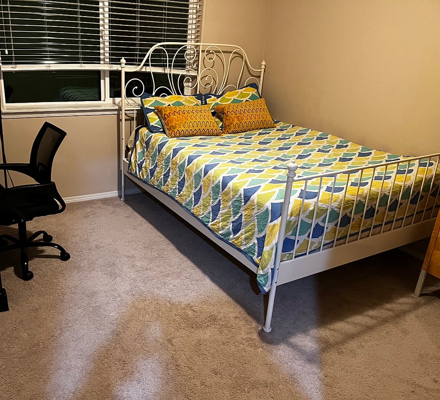 Bedroom 4/office space with a view to the wilderness