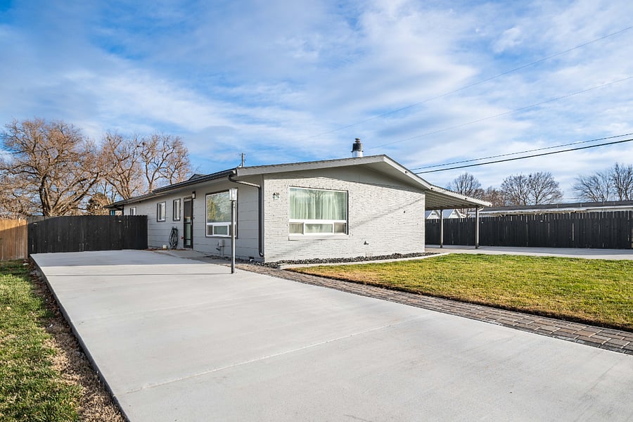 Unit A - 2 driveways