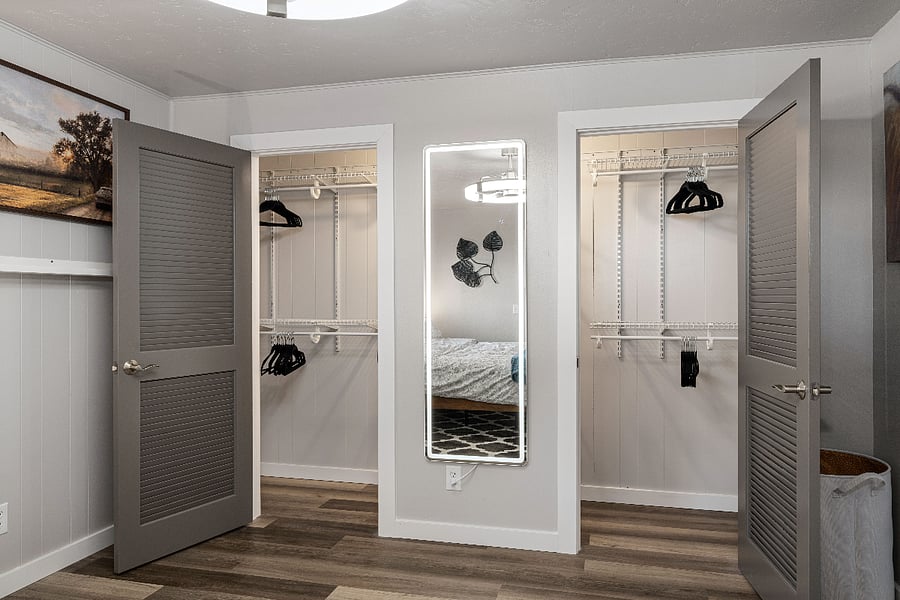 Ample storage in bedroon Closets