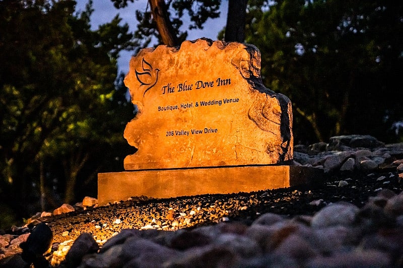 Entry signage 