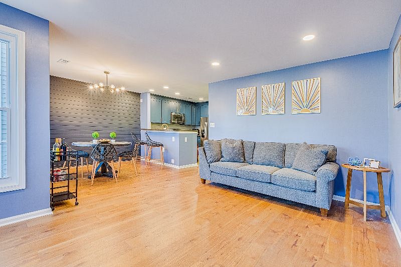 Fully open Kitchen/Dining/Living means the vibe doesn't stop!