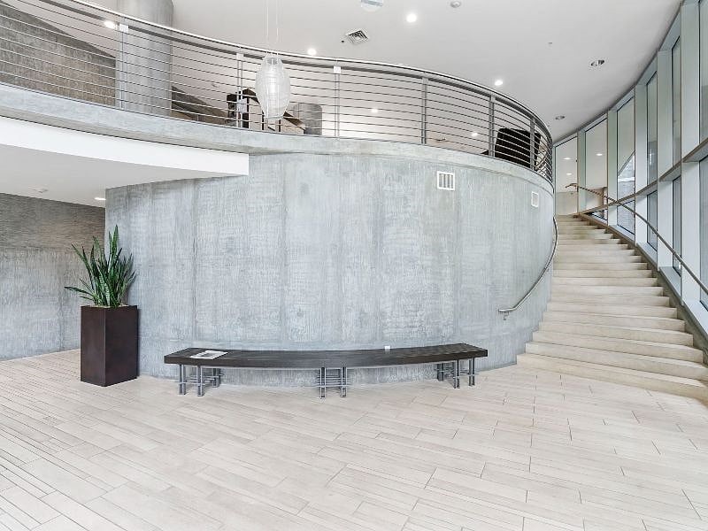Stairs to Mail Room