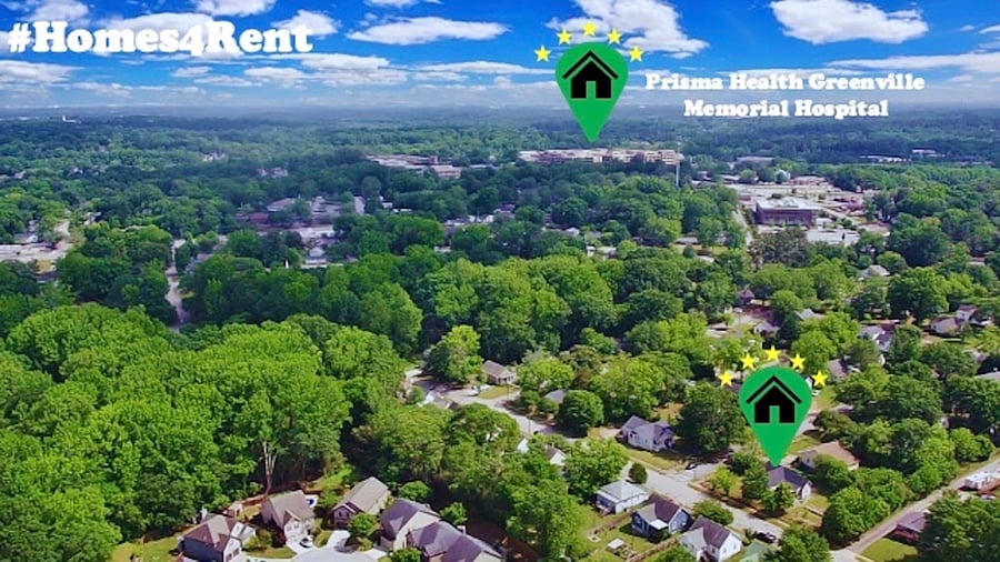 Less than a mile from Prisma Health Greenville Memorial Hospital.
