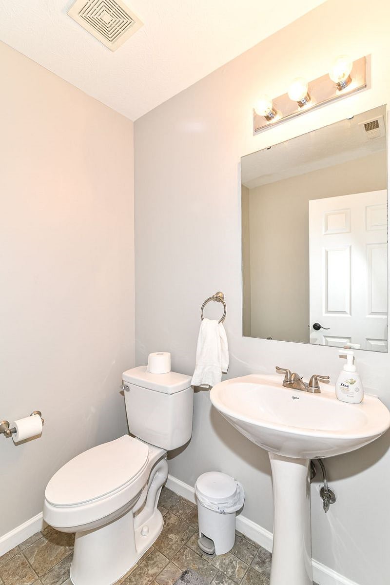 Half bath downstairs