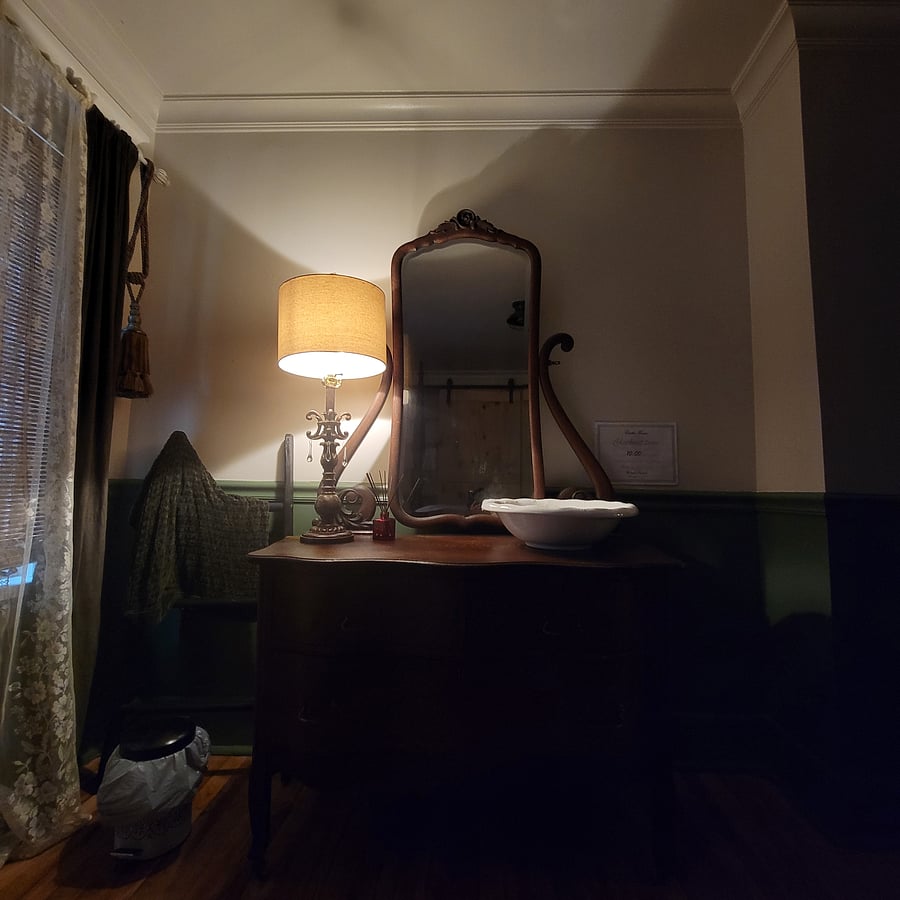Antique dresser.