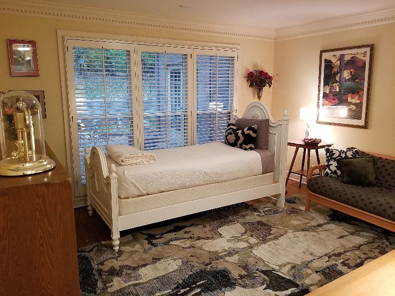 the bedroom