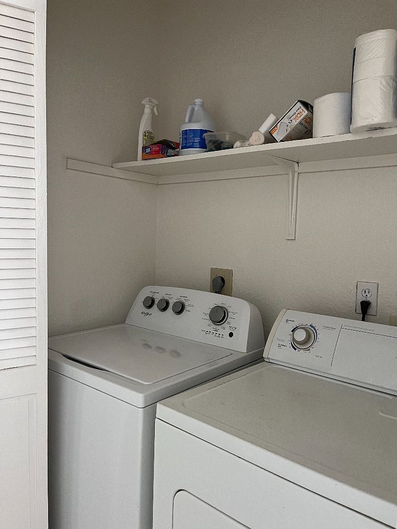 In-unit washer and dryer