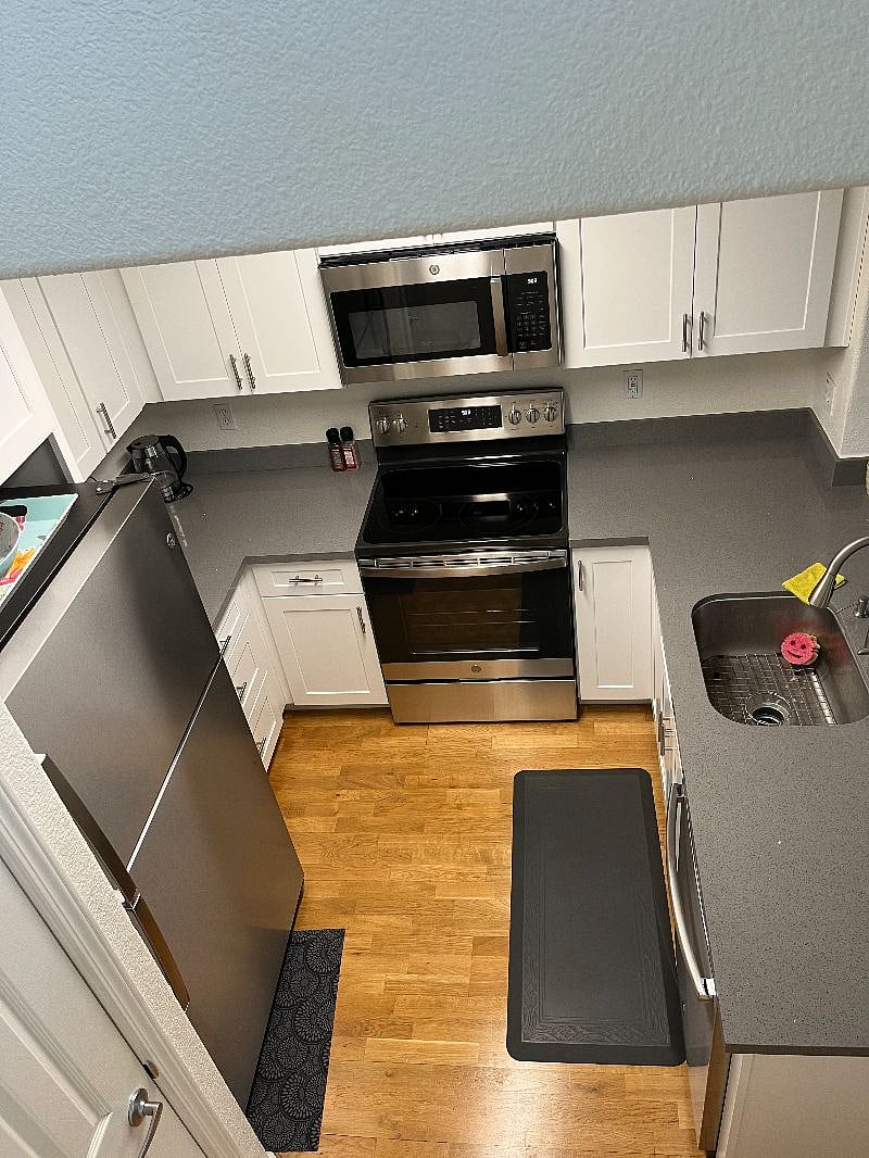 New cabinets, countertops and appliances