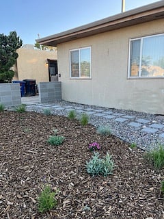 New front-yard landscaping!