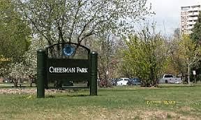 Cheesman Park just 2 blocks away