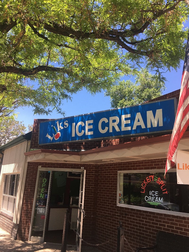 Liks Ice Cream is one of our favorite places to visit!