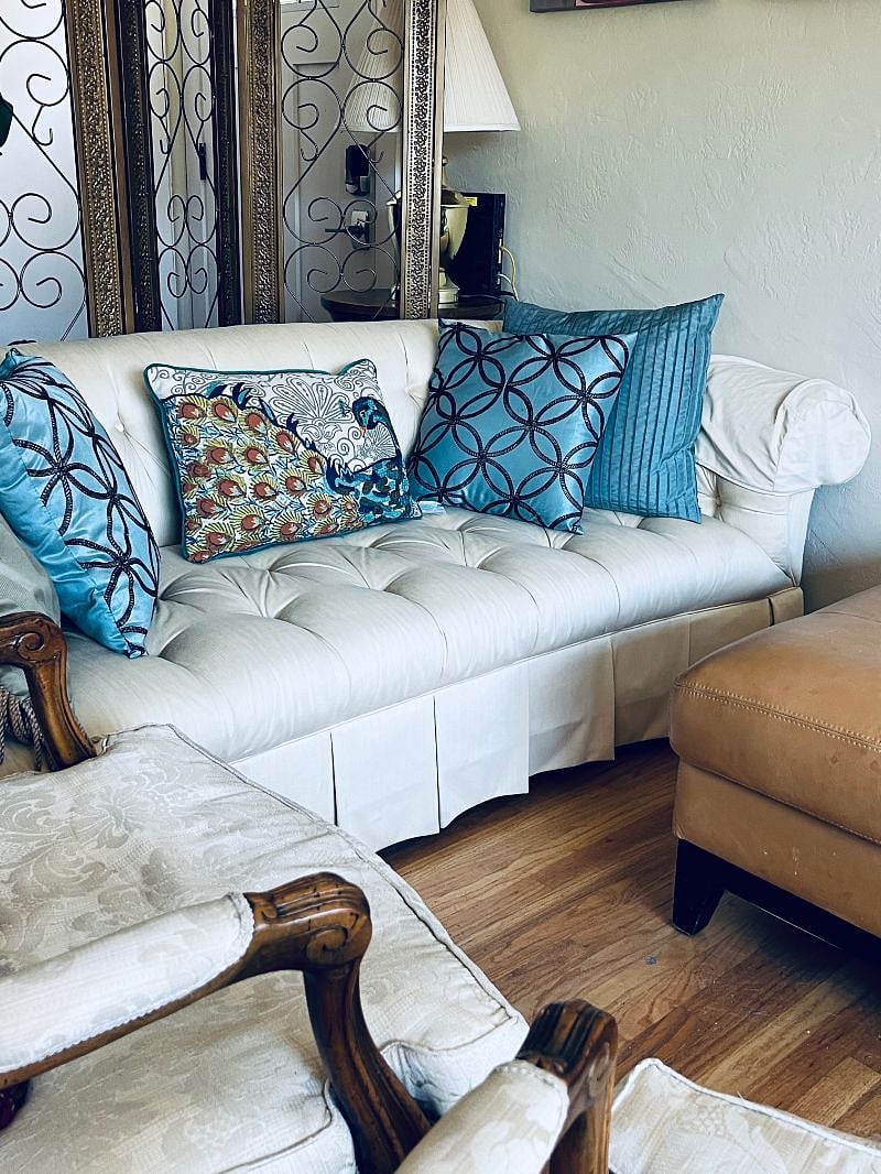 Livingroom sofa.