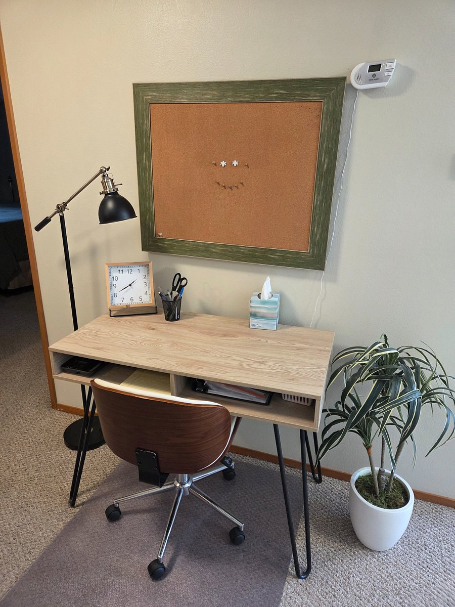 Dedicated work area.