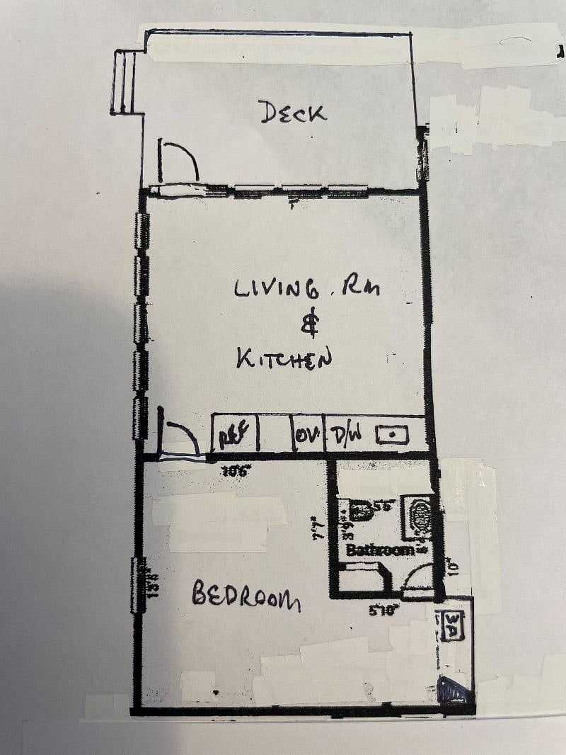 Layout. Note that landlord is not a great artist...