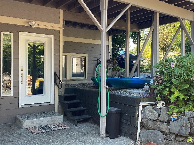 Your front door and yard area