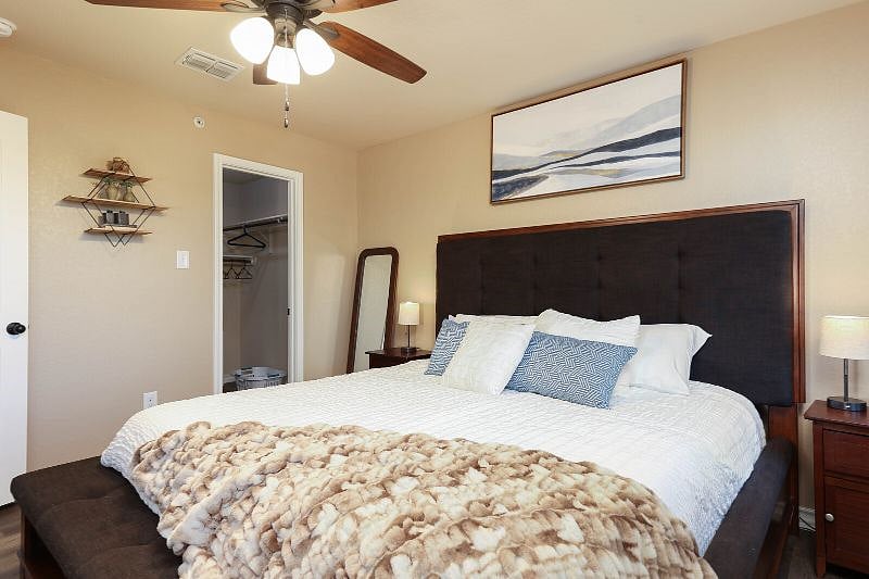 Plush King Bed for the Master's Suite
