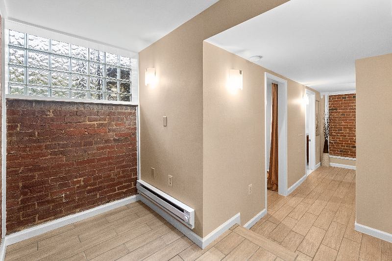 Very bright, spacious foyer & front hall