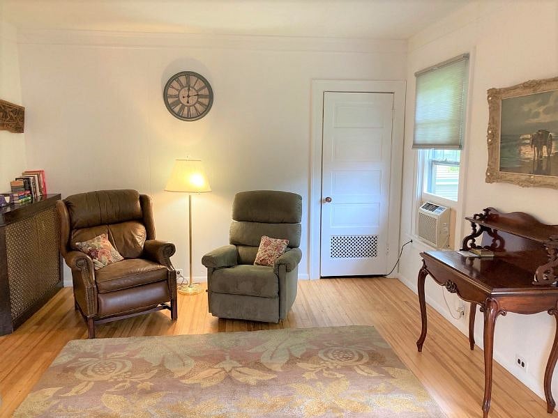 Large storage closet in the living room.