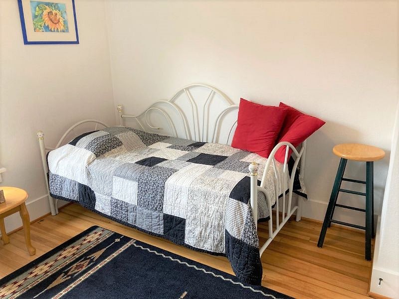 Second bedroom has 2 twin beds.  This is the second twin bed.