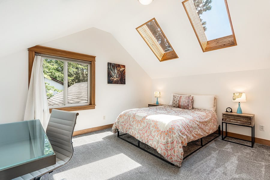 Second floor bedroom #1, queen bed