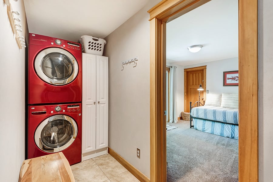 Laundry / Mudroom off kitchen. Leads to kids room & garage.