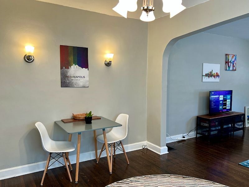 Dining space alternate, against wall.