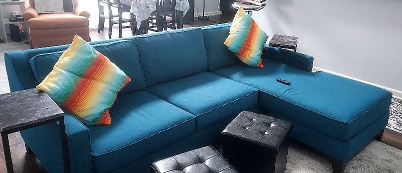 TV Viewing area. SOO comfy.