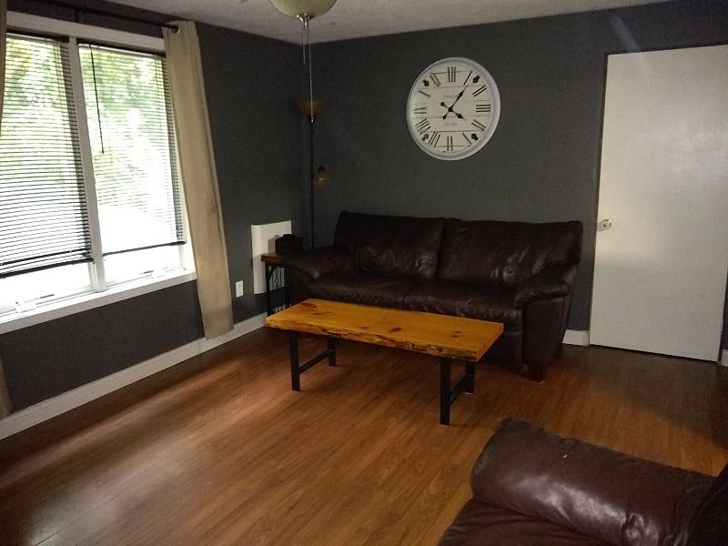 living room leather couch