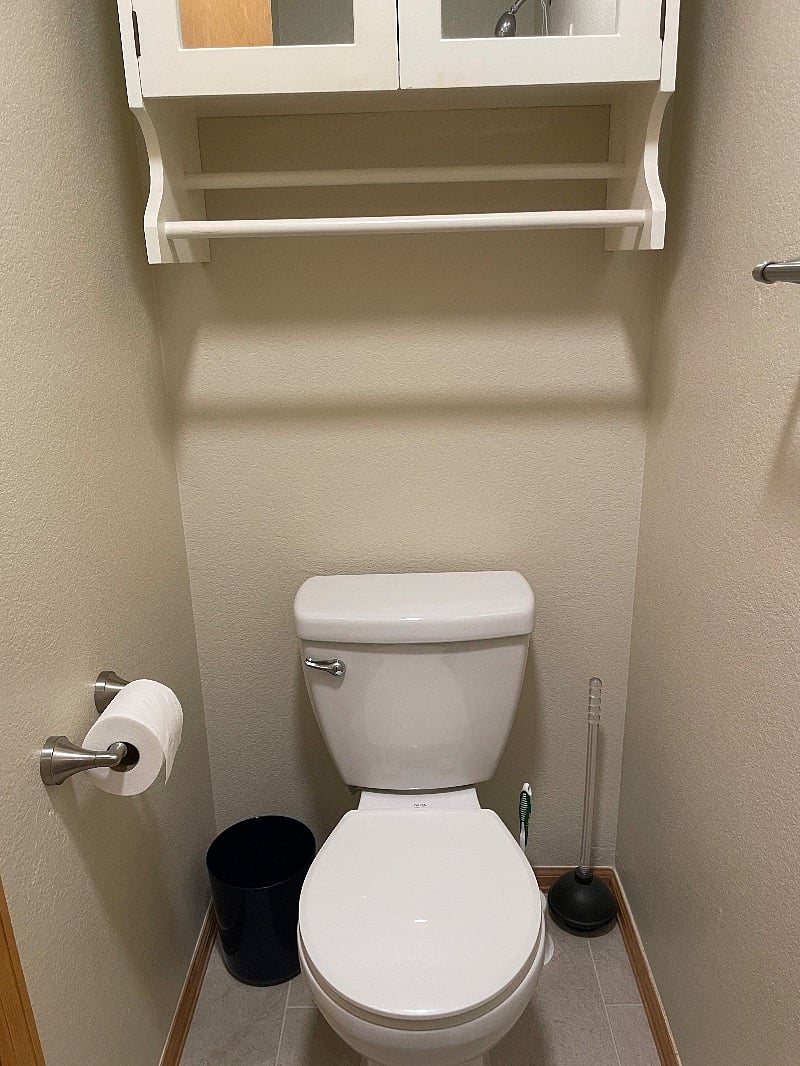 Toilet in Master Bathroom