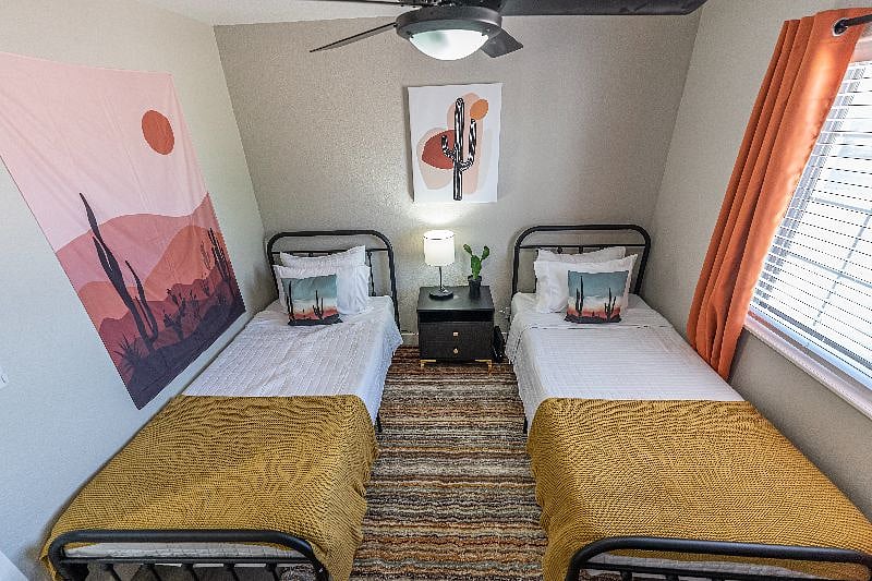 Twin beds