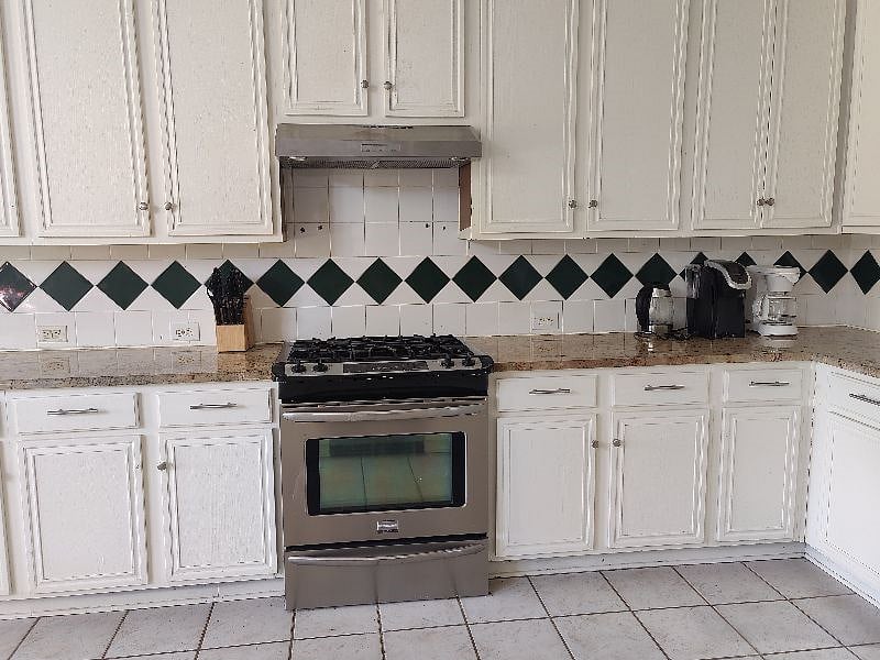 Kitchen with basic cooking necessities and plenty of cabinet for tenant