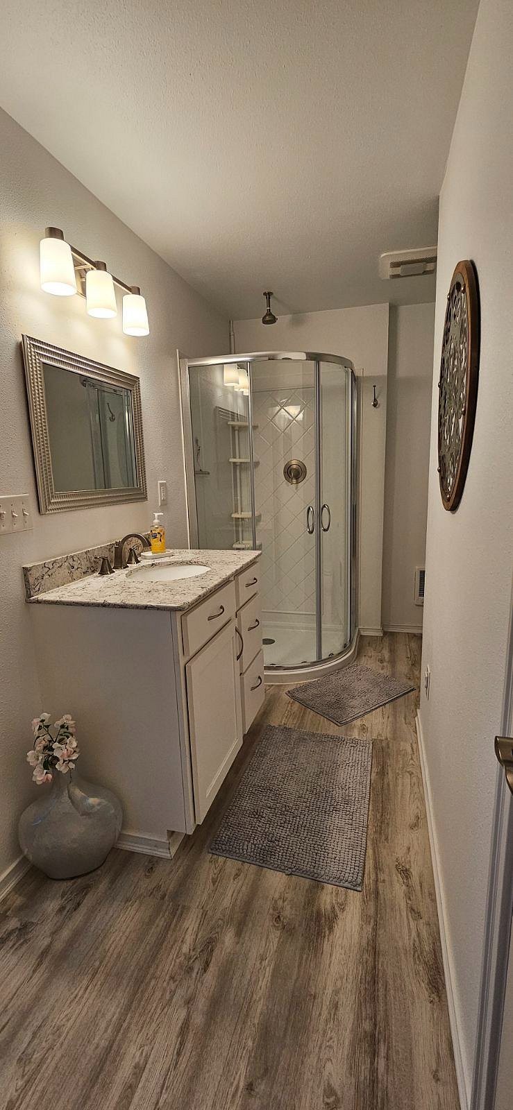 Rain shower stall.