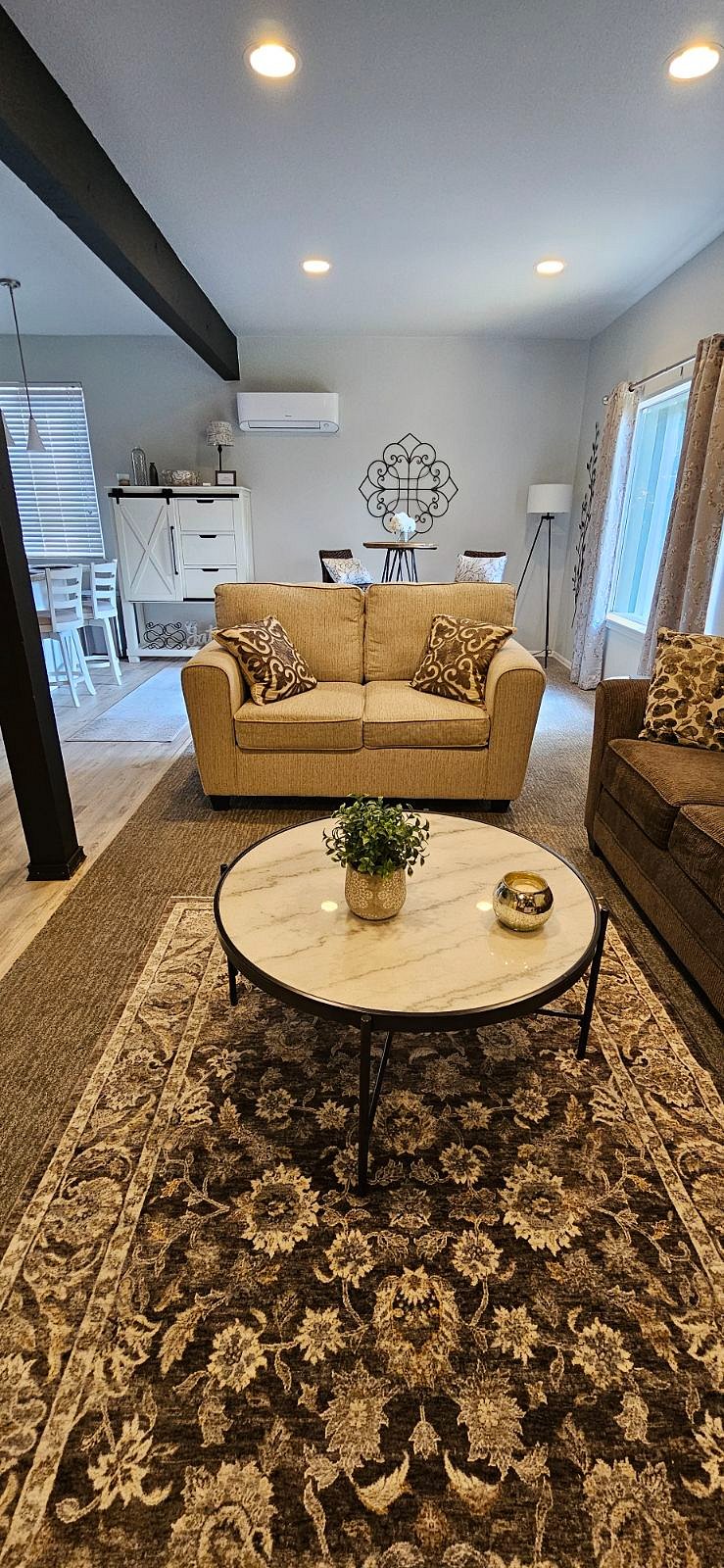 Living area - facing south.