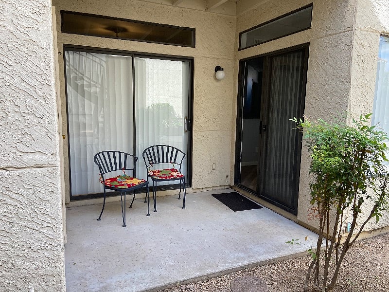 Back patio
