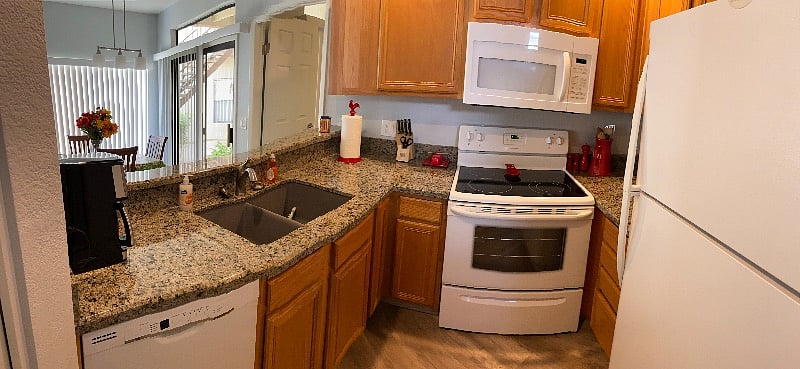 Updated kitchen.