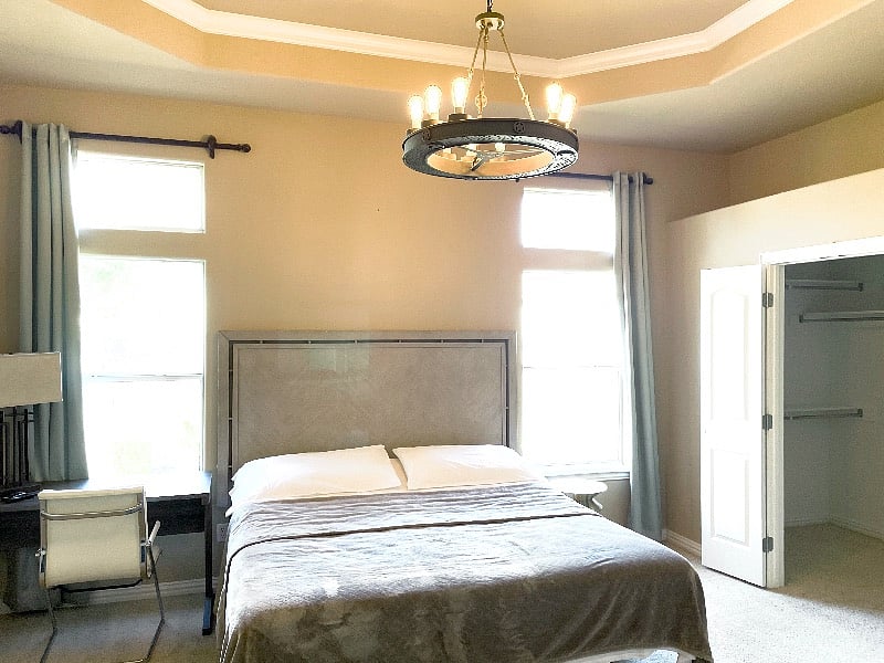 Master Bedroom - King Bed & Study Table