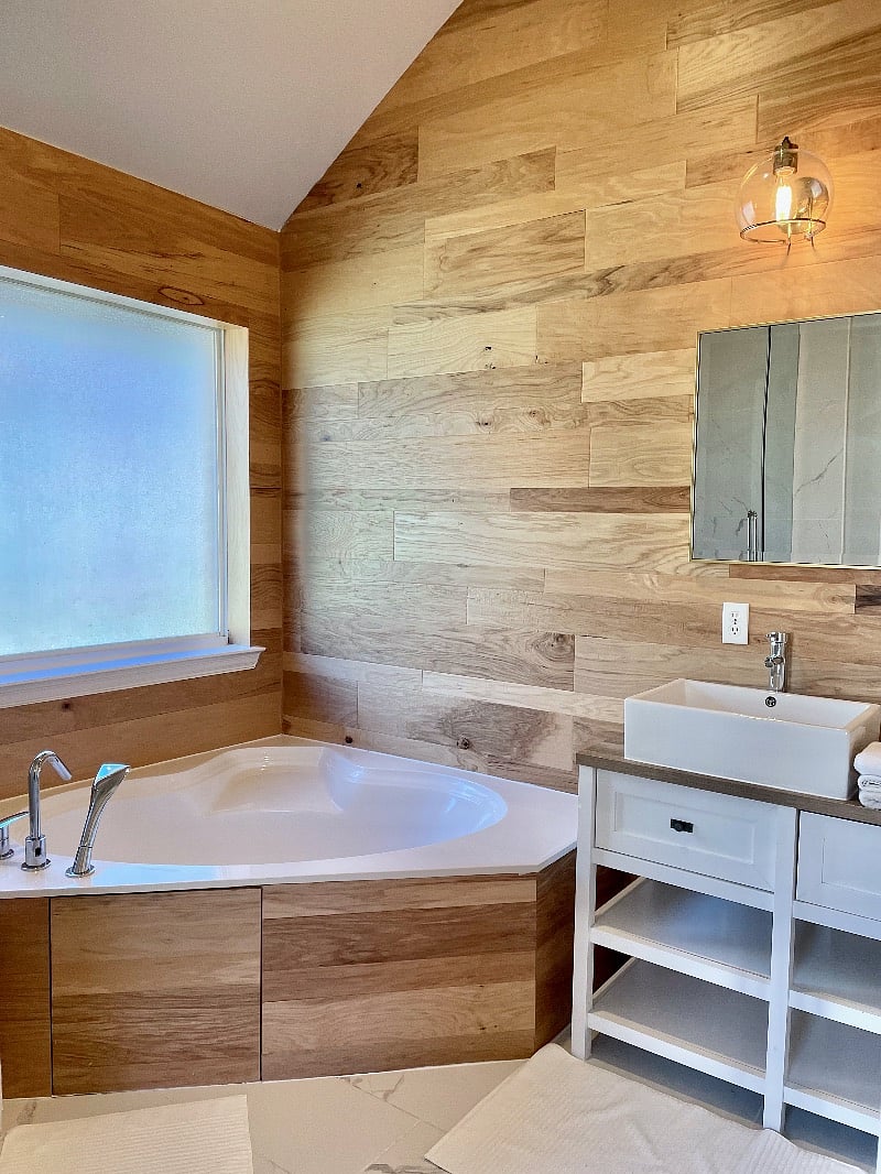 Master Bathroom with Tub, Standing Shower