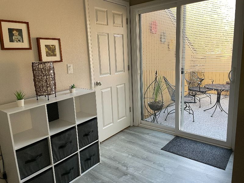 Access to balcony courtyard area from second bedroom