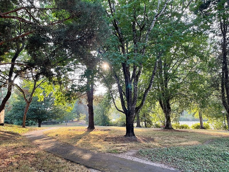 One of many walking paths.  Perfect for jogging and enjoying the fresh air