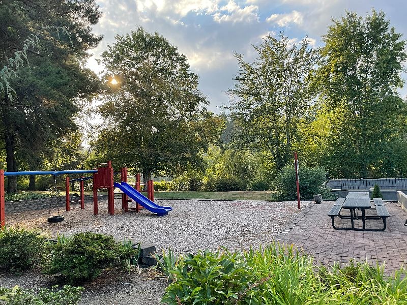 Playground and picnic area