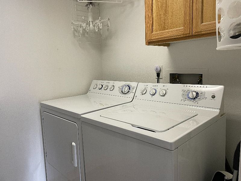 Washer and dryer included
