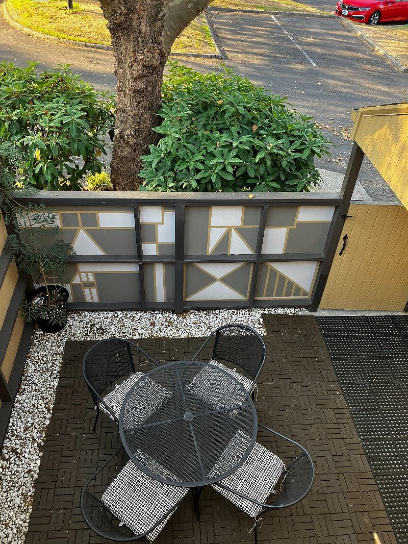 View from the second-floor courtyard