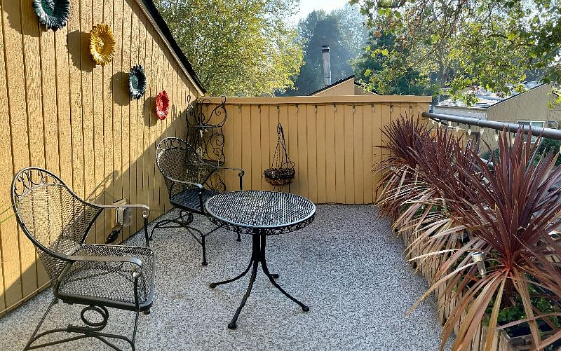 Relax in your balcony and take your morning coffee or a glass of wine in the evening