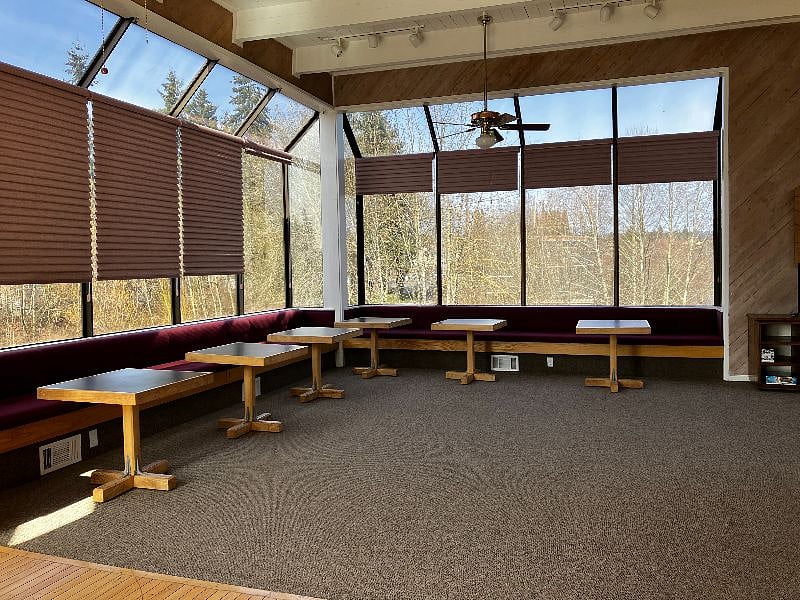 Community room for special gathering by reservation for a fee